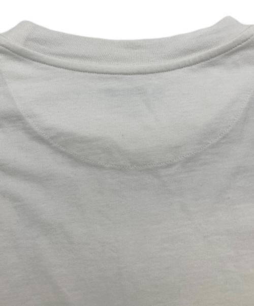 JIL SANDER（ジルサンダー）JIL SANDER (ジルサンダー) ロゴパッチ ロングスリーブカットソー ホワイト サイズ:Sの古着・服飾アイテム