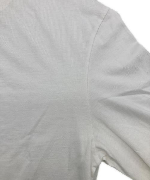 JIL SANDER（ジルサンダー）JIL SANDER (ジルサンダー) ロゴパッチ ロングスリーブカットソー ホワイト サイズ:Sの古着・服飾アイテム