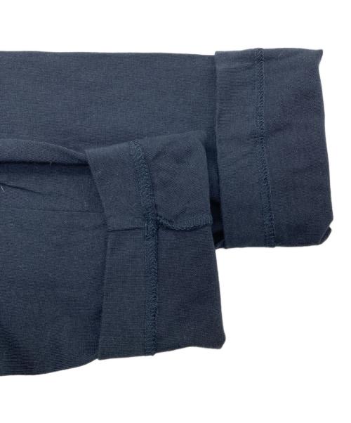 JIL SANDER+（ジルサンダープラス）JIL SANDER+ (ジルサンダープラス) ロゴパッチ ロングスリーブカットソー ネイビー サイズ:Sの古着・服飾アイテム