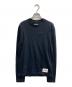 JIL SANDER+（ジルサンダープラス）の古着「ロゴパッチ ロングスリーブカットソー」｜ネイビー