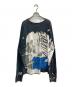 cactus jack (カクタス・ジャック) KAWS (カウズ) FRAGMENT コラボ ロンT ホワイト×ネイビー サイズ:XL：7000円