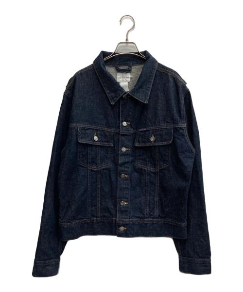 Calvin Klein（カルバンクライン）Calvin Klein (カルバンクライン) BUTTON FRONT DENIM JACKET インディゴ サイズ:Lの古着・服飾アイテム