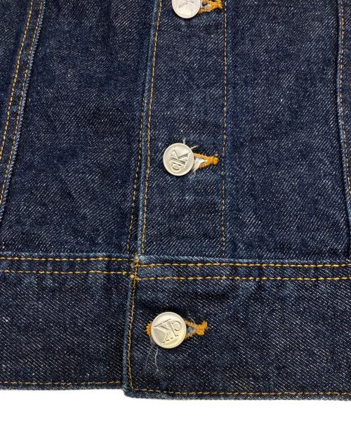 Calvin Klein（カルバンクライン）Calvin Klein (カルバンクライン) BUTTON FRONT DENIM JACKET インディゴ サイズ:Lの古着・服飾アイテム