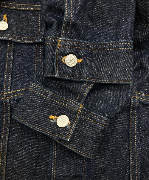 Calvin Klein（カルバンクライン）Calvin Klein (カルバンクライン) BUTTON FRONT DENIM JACKET インディゴ サイズ:Lの古着・服飾アイテム