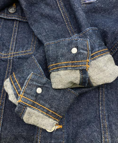 Calvin Klein（カルバンクライン）Calvin Klein (カルバンクライン) BUTTON FRONT DENIM JACKET インディゴ サイズ:Lの古着・服飾アイテム