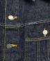 中古・古着 Calvin Klein (カルバンクライン) BUTTON FRONT DENIM JACKET インディゴ サイズ:L：10000円