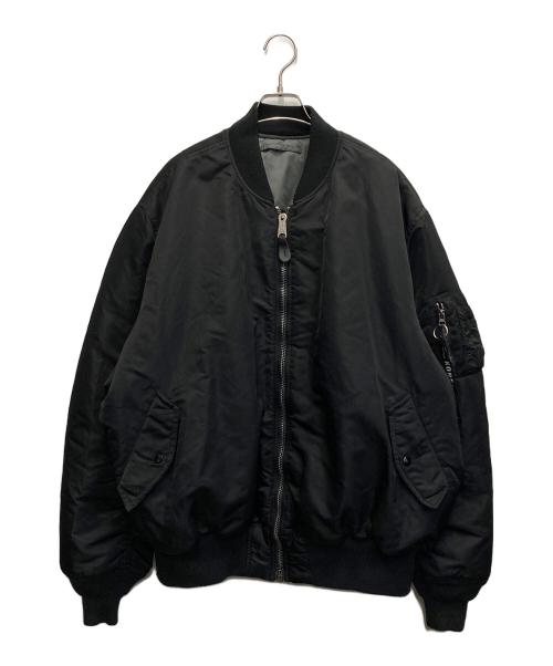 ALPHA（アルファ）ALPHA (アルファ) MA-1ジャケット ブラック サイズ:3XLの古着・服飾アイテム