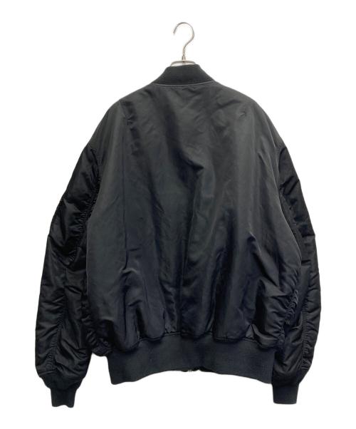 ALPHA（アルファ）ALPHA (アルファ) MA-1ジャケット ブラック サイズ:3XLの古着・服飾アイテム