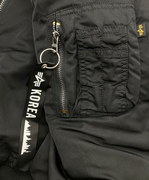 ALPHA（アルファ）ALPHA (アルファ) MA-1ジャケット ブラック サイズ:3XLの古着・服飾アイテム