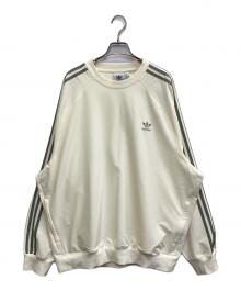 adidas（アディダス）の古着「プルオーバー トラックトップ」｜ベージュ