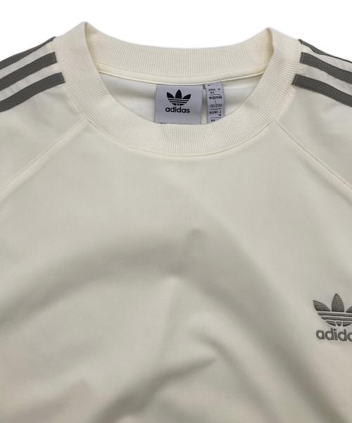 adidas（アディダス）adidas (アディダス) プルオーバー トラックトップ ベージュ サイズ:XLの古着・服飾アイテム
