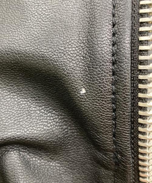 DIESEL（ディーゼル）DIESEL (ディーゼル)  L-GARRETT-R-NEWゴートスキンライダースジャケット ブラック サイズ:Ⅼの古着・服飾アイテム