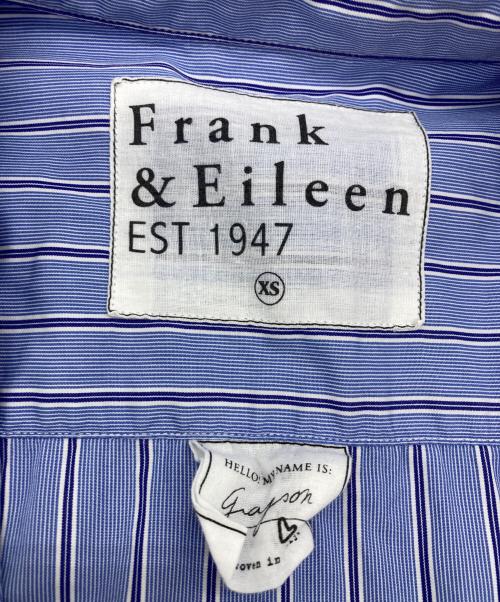 Frank&Eileen（フランクアンドアイリーン）Frank&Eileen (フランクアンドアイリーン) ストライプスキッパーシャツ ブルー サイズ:XSの古着・服飾アイテム