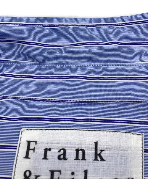 Frank&Eileen（フランクアンドアイリーン）Frank&Eileen (フランクアンドアイリーン) ストライプスキッパーシャツ ブルー サイズ:XSの古着・服飾アイテム