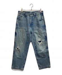 LEVI'S（リーバイス）の古着「568ルーズストレートダブルニージーンズ」｜インディゴ