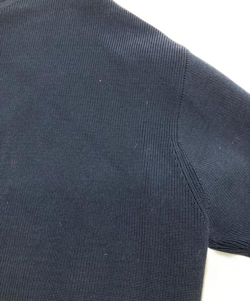BALLSEY（ボールジィ）BALLSEY (ボールジィ) パールコンビ クルーネックカーディガン ネイビー サイズ:Sの古着・服飾アイテム