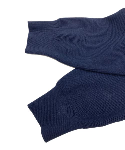 BALLSEY（ボールジィ）BALLSEY (ボールジィ) パールコンビ クルーネックカーディガン ネイビー サイズ:Sの古着・服飾アイテム