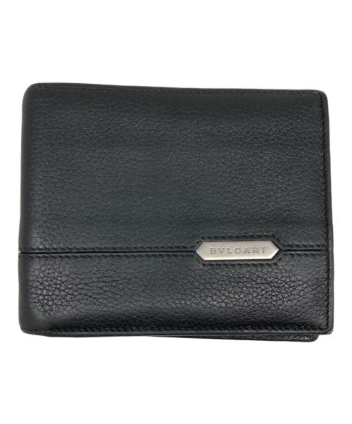 BVLGARI（ブルガリ）BVLGARI (ブルガリ) 2つ折り財布 ブラックの古着・服飾アイテム