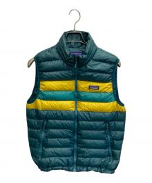 Patagonia（パタゴニア）の古着「FA21 ダウンセーターベスト」｜グリーン×イエロー