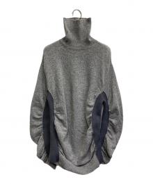 MM6 Maison Margiela（エムエムシックスメゾンマルジェラ）の古着「ルーシュセーター」｜グレー