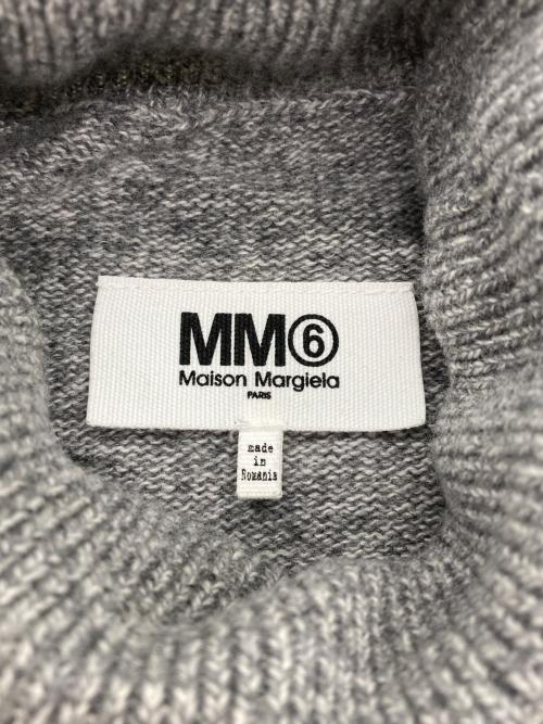 MM6 Maison Margiela（エムエムシックスメゾンマルジェラ）MM6 Maison Margiela (エムエムシックスメゾンマルジェラ) ルーシュセーター グレー サイズ:Sの古着・服飾アイテム