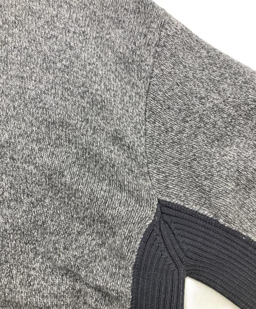 MM6 Maison Margiela（エムエムシックスメゾンマルジェラ）MM6 Maison Margiela (エムエムシックスメゾンマルジェラ) ルーシュセーター グレー サイズ:Sの古着・服飾アイテム