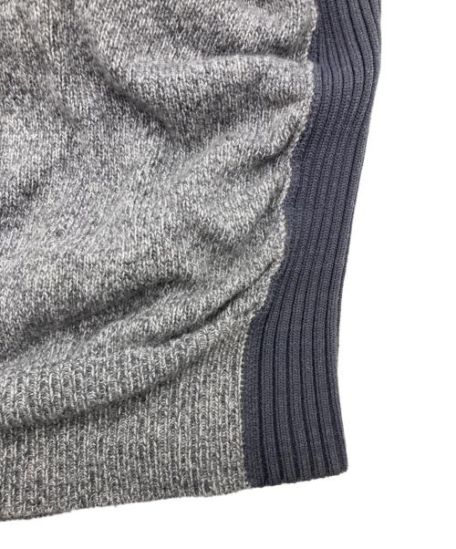 MM6 Maison Margiela（エムエムシックスメゾンマルジェラ）MM6 Maison Margiela (エムエムシックスメゾンマルジェラ) ルーシュセーター グレー サイズ:Sの古着・服飾アイテム