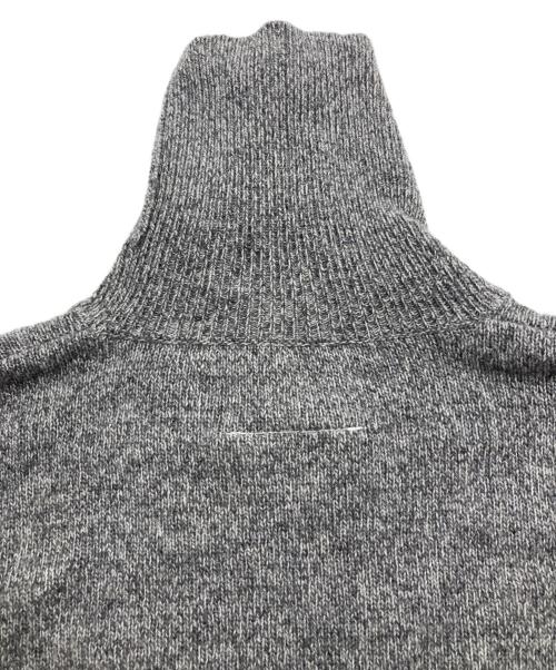 MM6 Maison Margiela（エムエムシックスメゾンマルジェラ）MM6 Maison Margiela (エムエムシックスメゾンマルジェラ) ルーシュセーター グレー サイズ:Sの古着・服飾アイテム