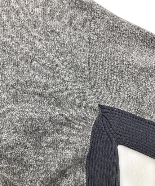 MM6 Maison Margiela（エムエムシックスメゾンマルジェラ）MM6 Maison Margiela (エムエムシックスメゾンマルジェラ) ルーシュセーター グレー サイズ:Sの古着・服飾アイテム