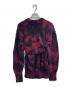 VOLTAGE CONTROL FILTER (ヴォルテージ コントロール フィルター) REVERSE LINKING KNIT DYED ブラック×ピンク サイズ:FREE：7000円