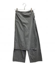 anuke（アンヌーク）の古着「Layered Cut Pants」｜グレー