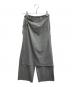 anuke (アンヌーク) Layered Cut Pants グレー サイズ:38：5000円