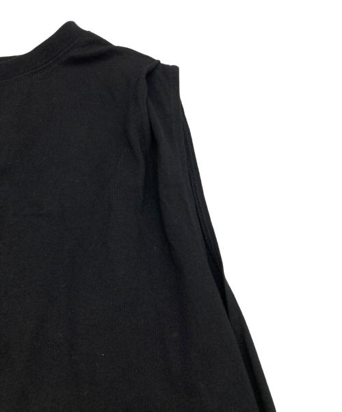 anuke（アンヌーク）anuke (アンヌーク) Sleeveless Tuck Onepiece ブラック サイズ:38の古着・服飾アイテム