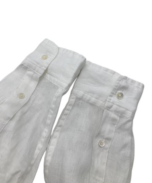 POLO RALPH LAUREN（ポロ・ラルフローレン）POLO RALPH LAUREN (ポロ・ラルフローレン) リネンシャツ ホワイト サイズ:Lの古着・服飾アイテム