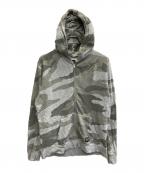 stussyステューシー）の古着「00S カモフラジップパーカー」｜グレー