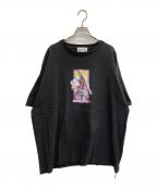 flagstuffフラグスタフ）の古着「Lili”Tee 鉄拳コラボレーショングラフィックプリントTシャツ」｜ブラック