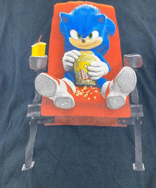 FRUIT OF THE LOOM（フルーツオブザルーム）FRUIT OF THE LOOM (フルーツオブザルーム) ソニックザヘッジホッグ  TEE ブラック サイズ:2XLの古着・服飾アイテム