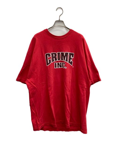CRIME INC（クライム・インク）CRIME INC (クライム・インク) crime inc TEE レッド サイズ:2xの古着・服飾アイテム