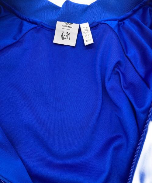 adidas（アディダス）adidas (アディダス) KORN (コーン) KORN x adidas Sequin Track Suit トラックスーツ ブルー サイズ:2XLの古着・服飾アイテム