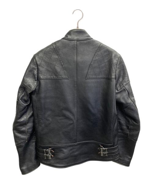ADDICT CLOTHES（アディクト クローズ）ADDICT CLOTHES (アディクト クローズ)  AD-04 RESISTANCE JACKET (SHEEP)　ダブルライダースジャケット ブラック サイズ:38の古着・服飾アイテム