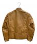HARLEY-DAVIDSON (ハーレーダビッドソン) 70S AMFタグ 　シングルライダースレザージャケット ブラウン サイズ:38：14000円