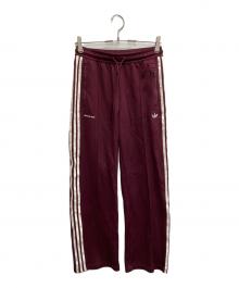 adidas×Sporty & Rich（アディダス×スポーティーアンドリッチ）の古着「TRACKPANT マルーン」｜ボルドー