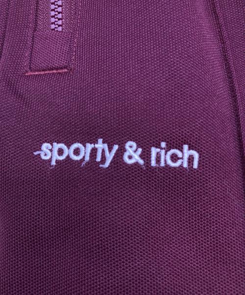 adidas（アディダス）adidas (アディダス) Sporty & Rich (スポーティーアンドリッチ) TRACKPANT マルーン ボルドー サイズ:XLの古着・服飾アイテム