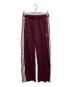 adidas（アディダス）の古着「TRACKPANT マルーン」｜ボルドー