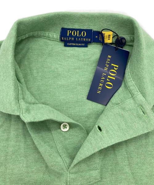 POLO RALPH LAUREN（ポロ・ラルフローレン）POLO RALPH LAUREN (ポロ・ラルフローレン) ポニーロゴポロシャツ グリーン サイズ:Mの古着・服飾アイテム