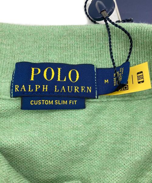 POLO RALPH LAUREN（ポロ・ラルフローレン）POLO RALPH LAUREN (ポロ・ラルフローレン) ポニーロゴポロシャツ グリーン サイズ:Mの古着・服飾アイテム