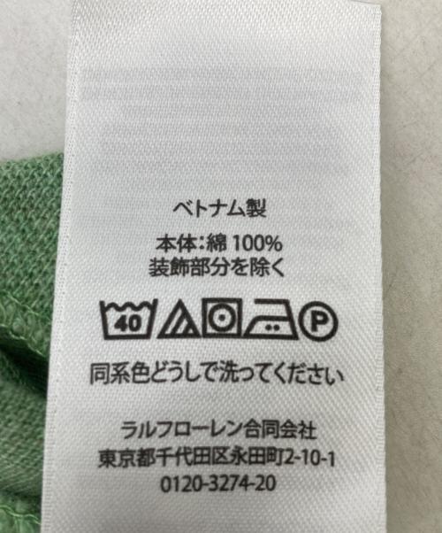 POLO RALPH LAUREN（ポロ・ラルフローレン）POLO RALPH LAUREN (ポロ・ラルフローレン) ポニーロゴポロシャツ グリーン サイズ:Mの古着・服飾アイテム