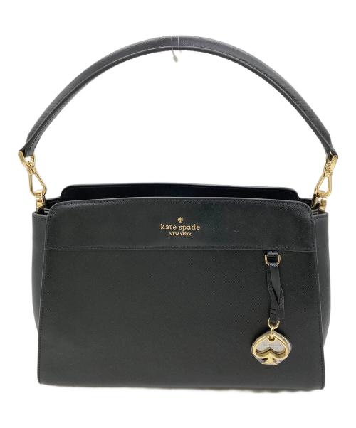 Kate Spade（ケイトスペード）Kate Spade (ケイトスペード) マディソン ミディアム トップ ハンドル サッチェル ブラックの古着・服飾アイテム