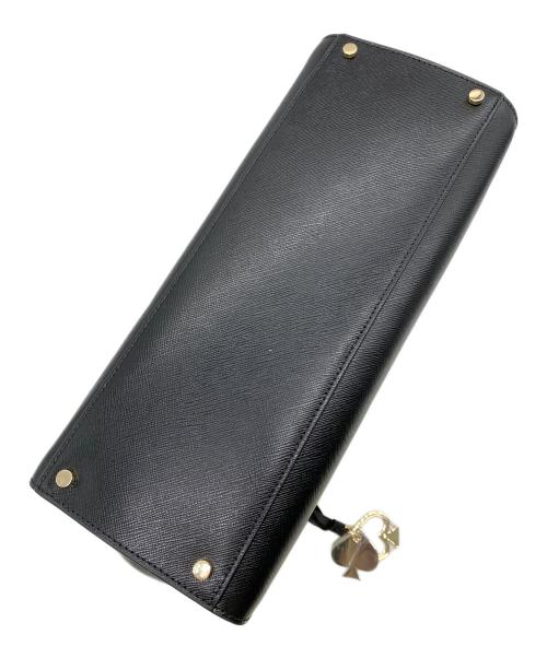 Kate Spade（ケイトスペード）Kate Spade (ケイトスペード) マディソン ミディアム トップ ハンドル サッチェル ブラックの古着・服飾アイテム