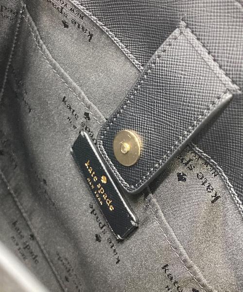 Kate Spade（ケイトスペード）Kate Spade (ケイトスペード) マディソン ミディアム トップ ハンドル サッチェル ブラックの古着・服飾アイテム